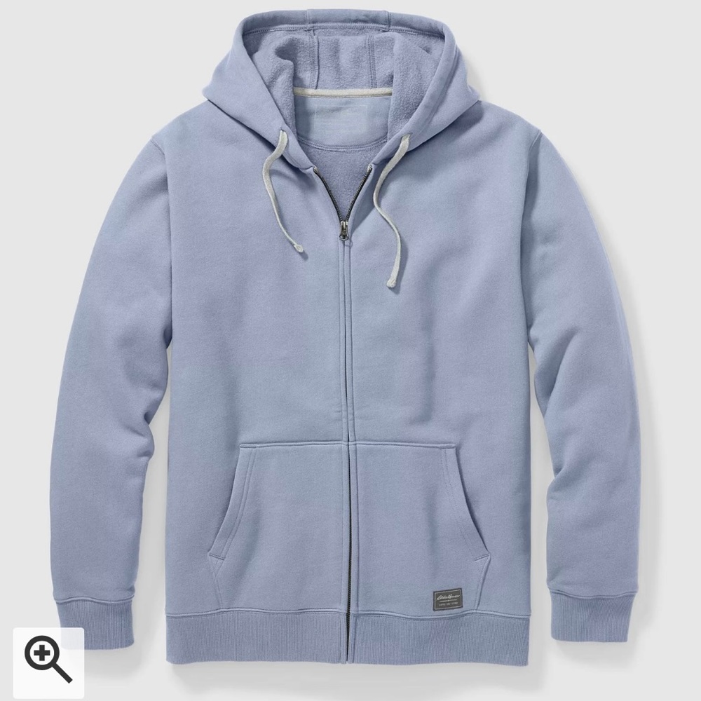 Eddie Bauer Women’s Full Zip Hoodie in Light Blue
